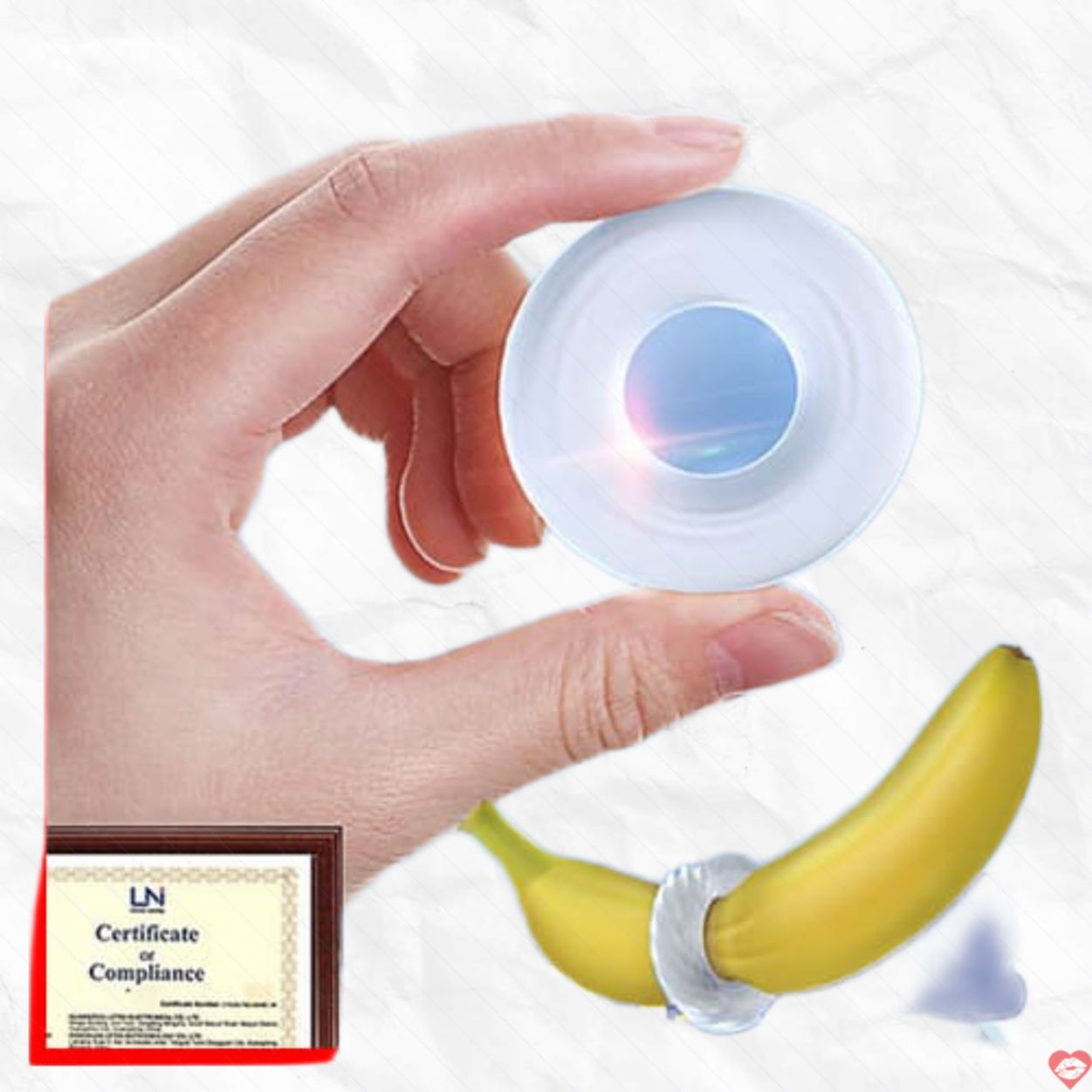 CockTen Vòng Dương Vật Silicon Trong Suốt Kích Thích Tăng Khoái Cảm 