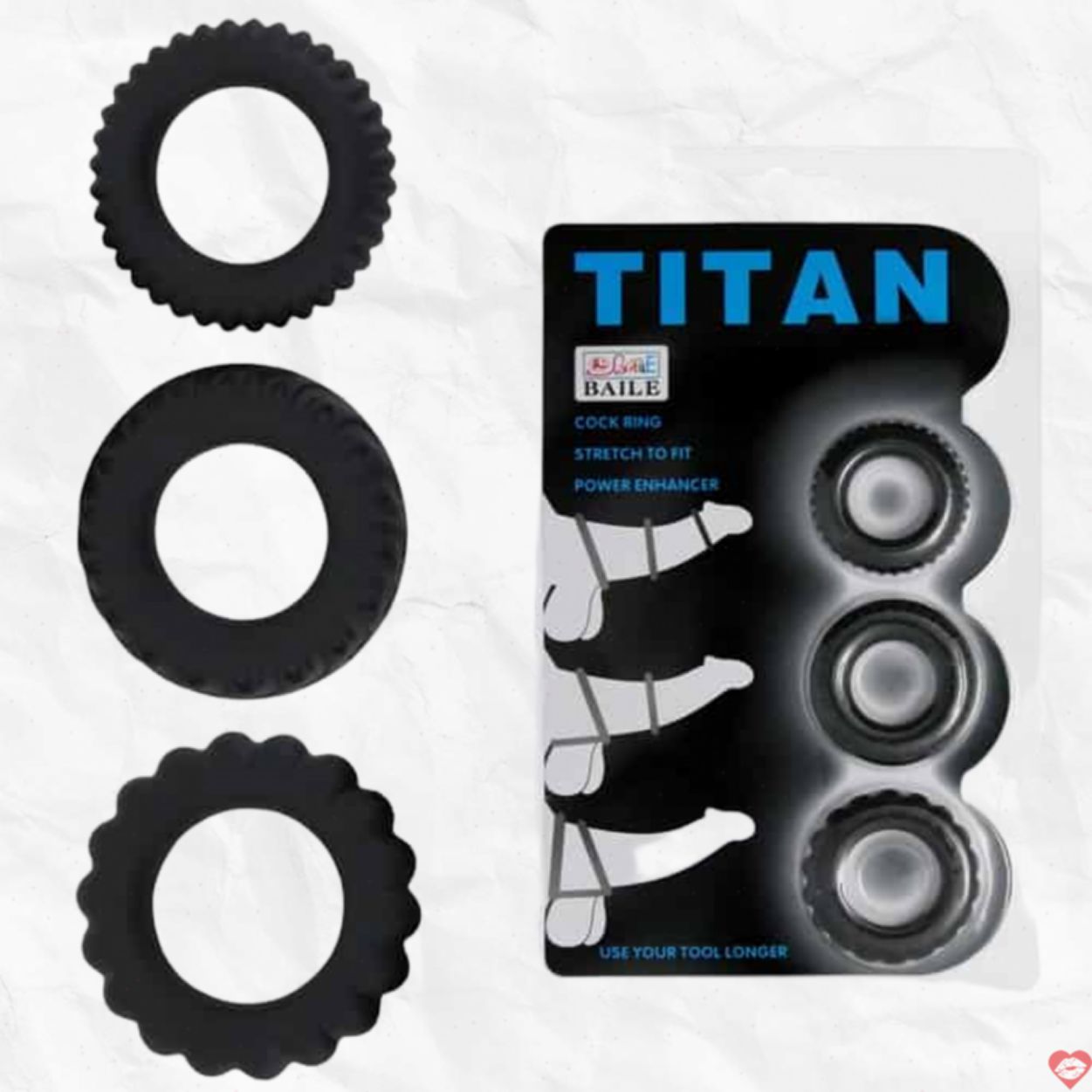 Vòng đeo dương vật Vòng Đeo Chống Xuất Tinh Sớm TiTan