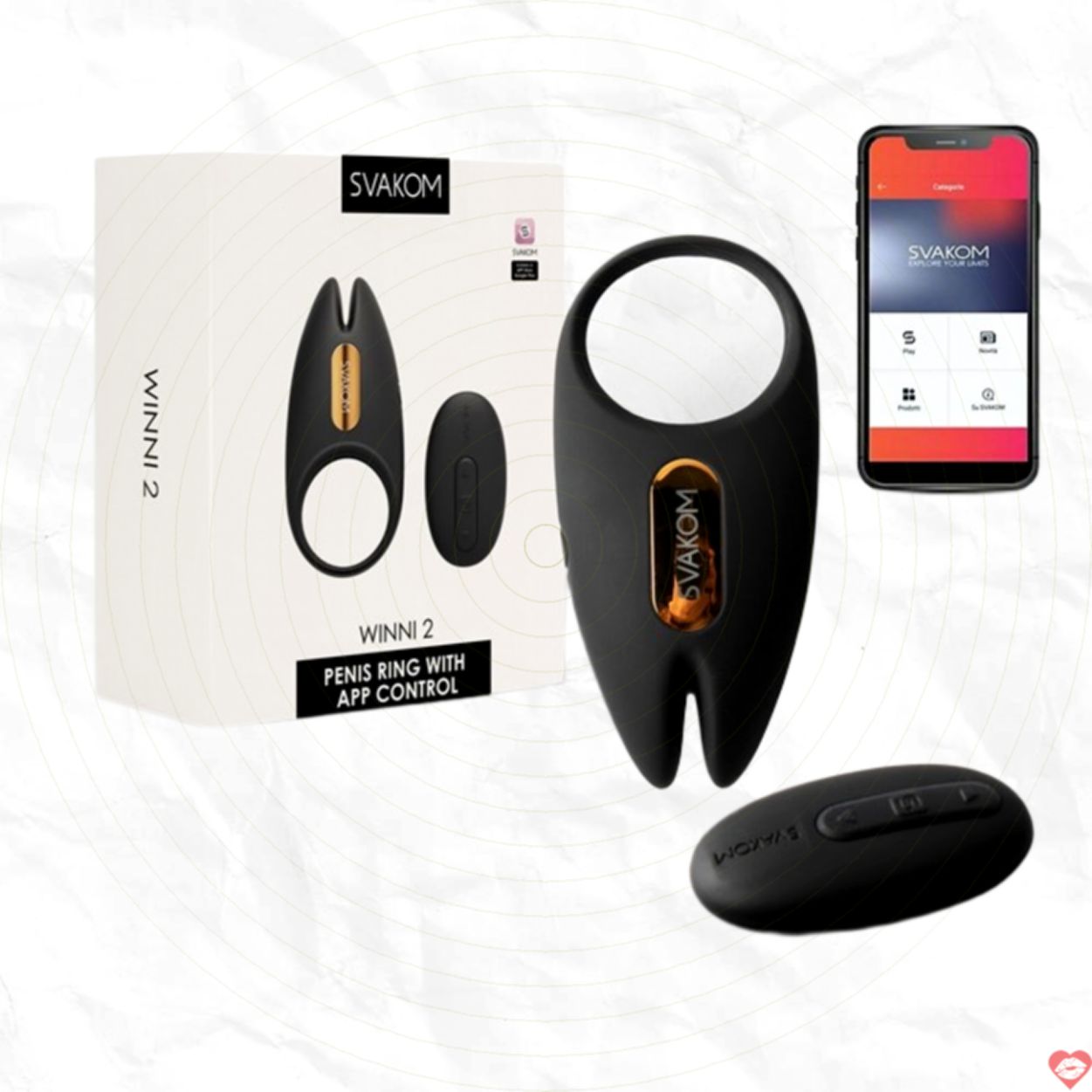 Vòng rung Svakom Winni 2 USA điều khiển App siêu nhạy 