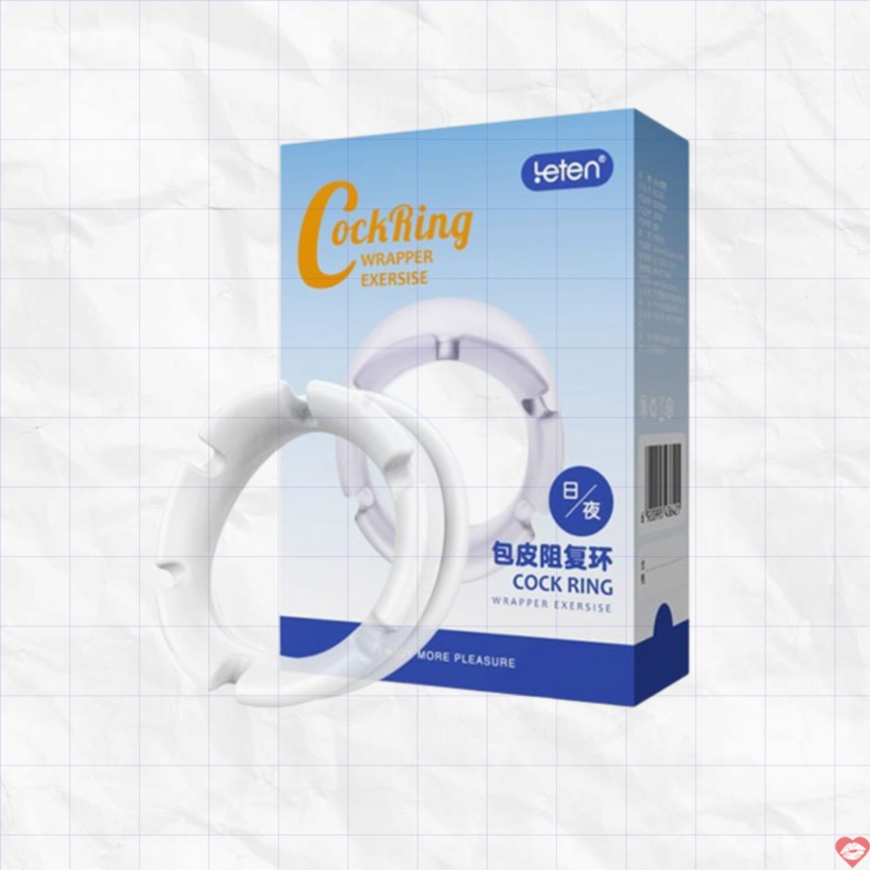 Vòng Đeo Cậu Nhỏ Leten Giúp Chống Hẹp Bao Quy Đầu Tăng Khoái Cảm 