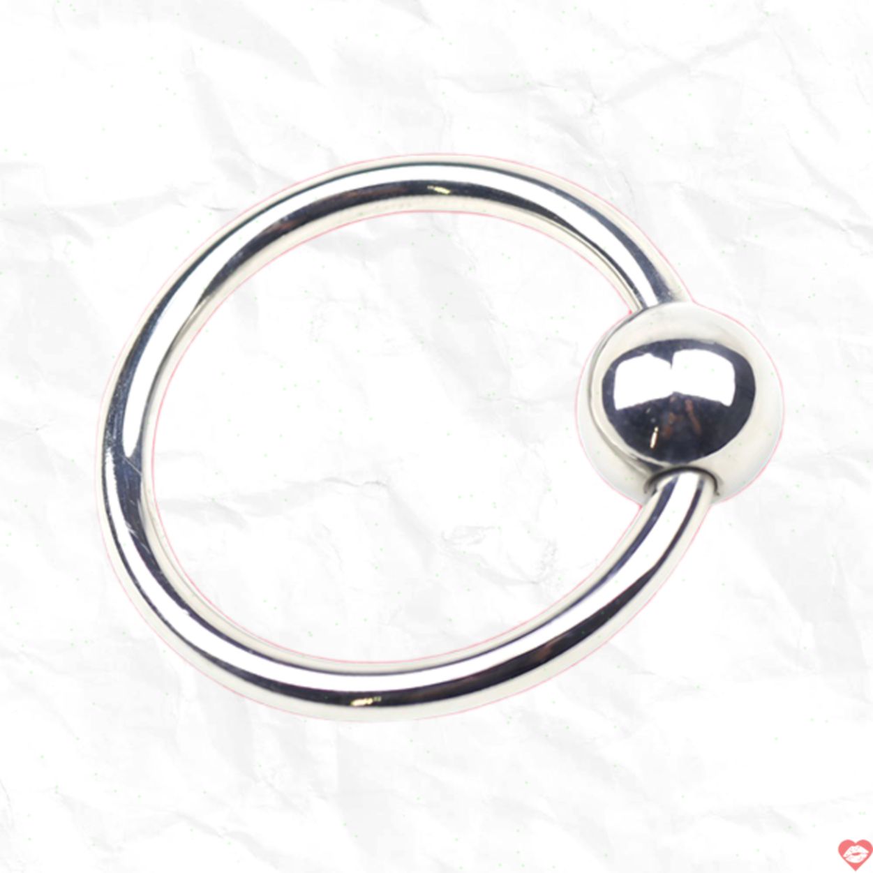 Vòng đeo dương vật inox 1 bi