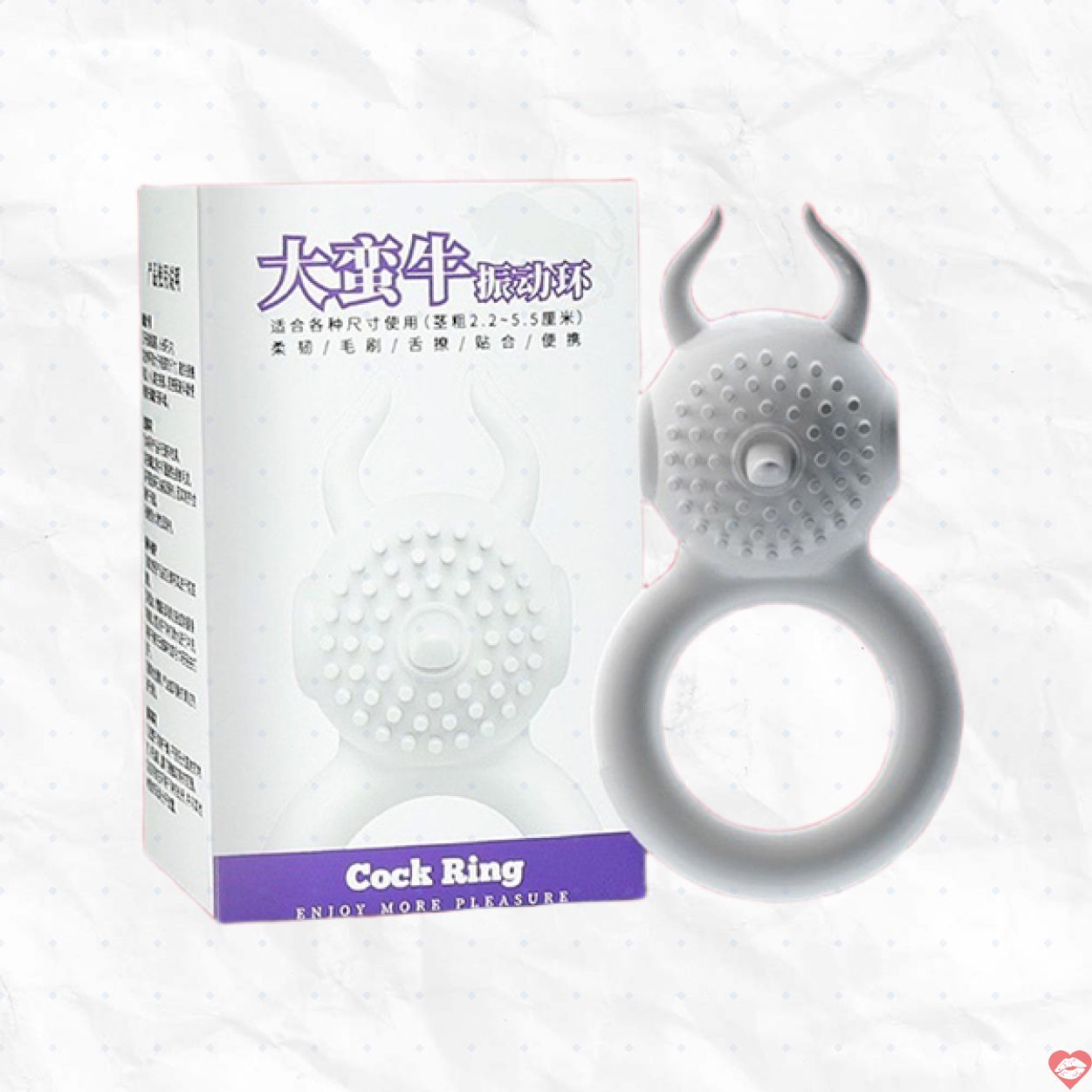 Vòng Rung Tình Yêu Manmiao Gai Móc Kích Thích Mạnh Hàng Chính Hãng 