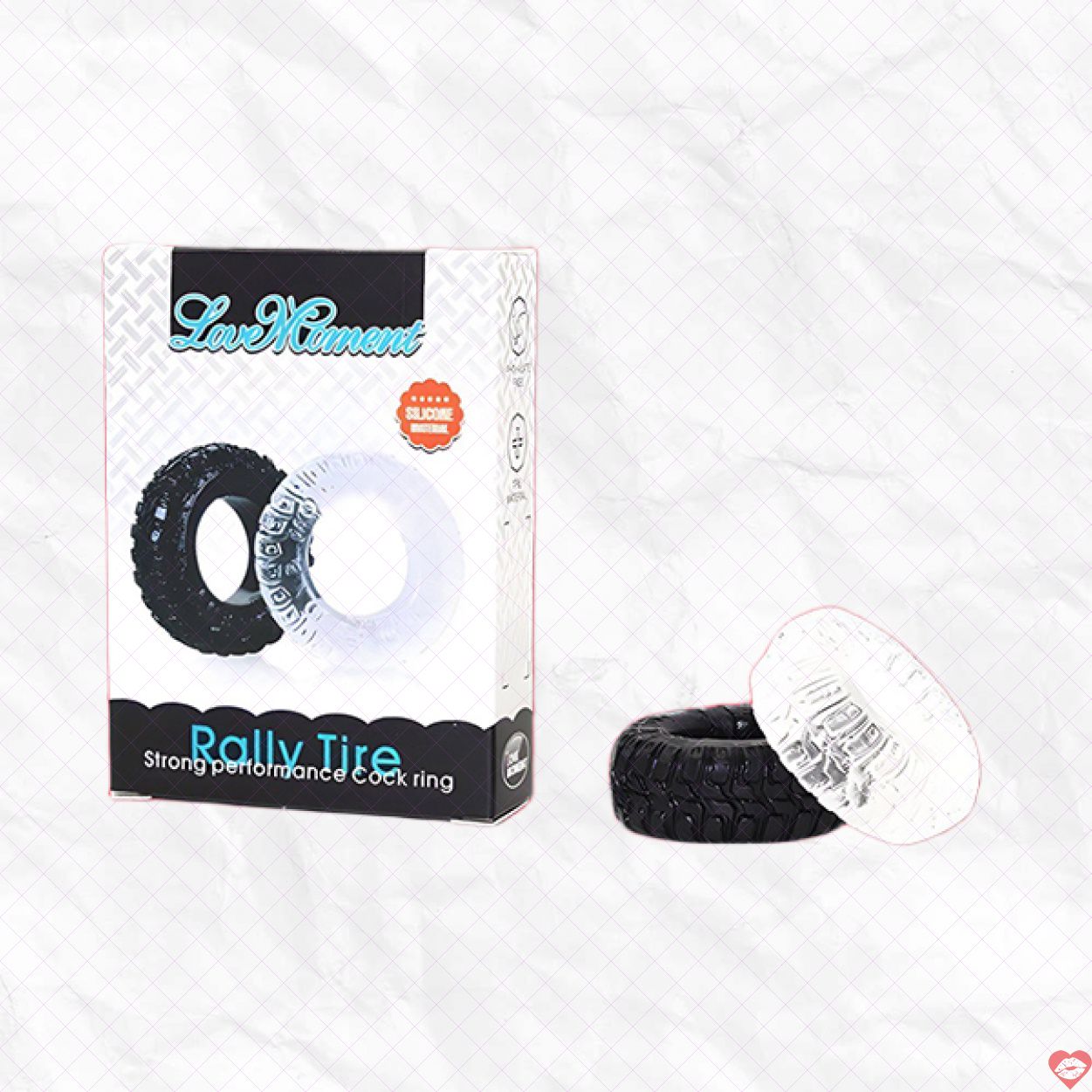 Vòng đeo chống xuất tinh sớm Rally Tire silicon mềm mịn