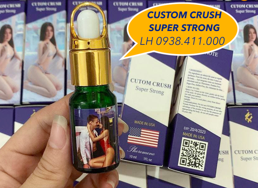 So sánh Custom Crush Super Strong thuốc kích dục nữ cực mạnh dạng nước chính hãng Mỹ hàng xách tay