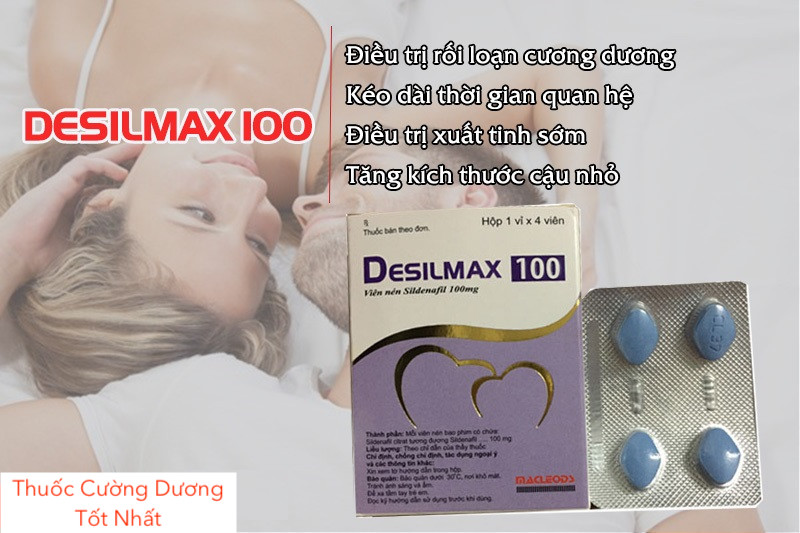  Bán Thuốc Desilmax 100mg cường dương Ấn Độ 100 50 mg tăng sinh lý tốt nhất giá sỉ