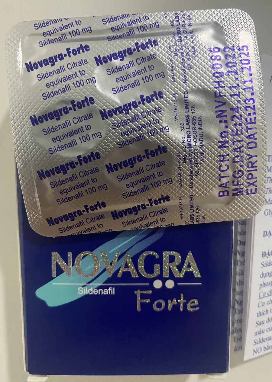  Review Thuốc Novagra Forte 100mg cương dương Ấn Độ chống xuất tinh sớm tăng sinh lý có tốt không?